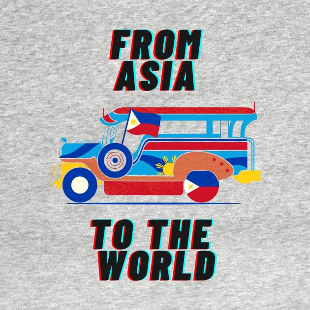 Pinoy Pride Philippine Jeepneys around the World by NewbieTees